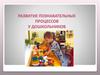 Развитие познавательных процессов дошкольников