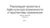 Реализация проектов в Agile-культуре возможности и перспективы применения