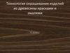 Технология окрашивания изделий из древесины красками и эмалями, 6 класс