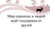 Мир пернатых и зверей ждёт поддержки от друзей