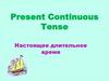 Present Continuous Tense