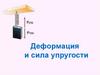 Деформация и силы упругости