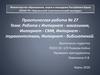 Работа с интернет - магазином, интернет - СМИ, интернет турагентством, интернет - библиотекой