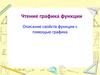 Описание свойств функции с помощью графика