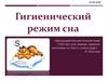 Гигиенический режим сна