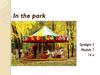 In the park