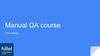 Manual QA course. Test Design