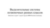Выделительные системы позвоночных разных классов