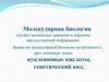 Задачи по молекулярной биологии