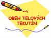 Obeh telových tekutín