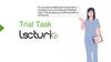 Test job and introduction. Trial Task Lecturio