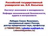 Экономическая безопасность. Лекция 10