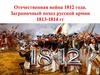 Отечественная война 1812 года. Заграничный поход русской армии 1813-1814 гг