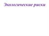 Экологические риски