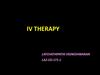 IV therapy