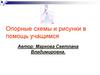 Опорные схемы и рисунки в помощь учащимся